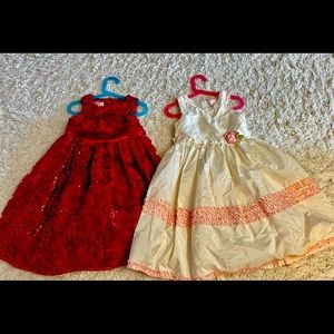 Gorgeous two girl dress for formal events